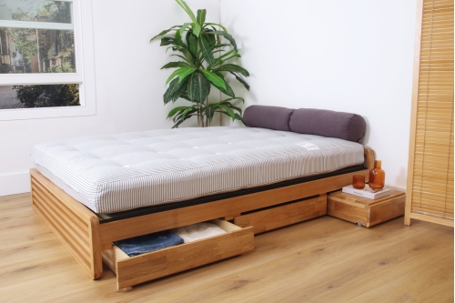FC Oak Loop Storage Bed LF Ghr Tk