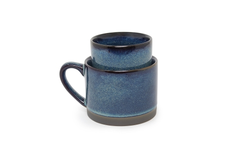 FC Dapple Glaze Tea Cup And Beaker