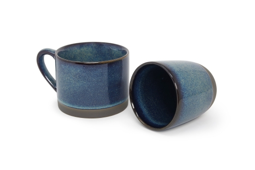 FC Dapple Glaze Tea Cup And Beaker