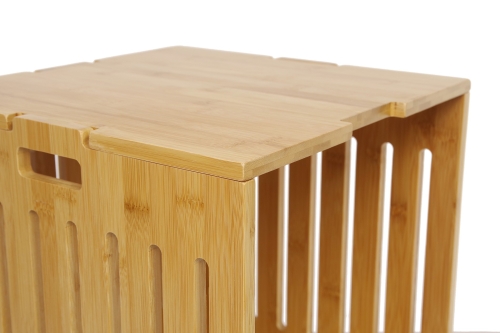 Bamboo Stacking Cube Top