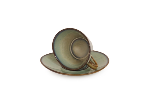 FC Lippy Espresso Cup Saucer