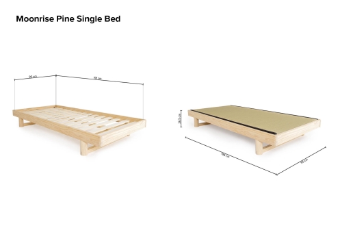 Moonrise Pine Single Bed