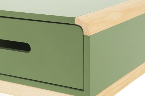 FC Hale Bedside Cabinet Green