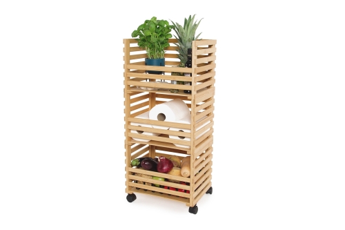 FC Hugo Stacking Bamboo Rolling Storage