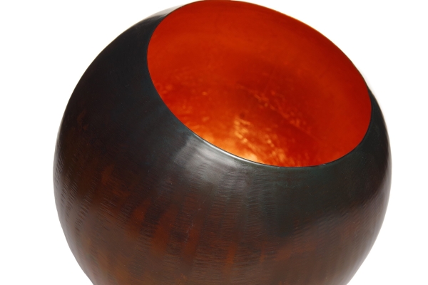 FC Uni Tea Light Holder Large Burnt Copper
