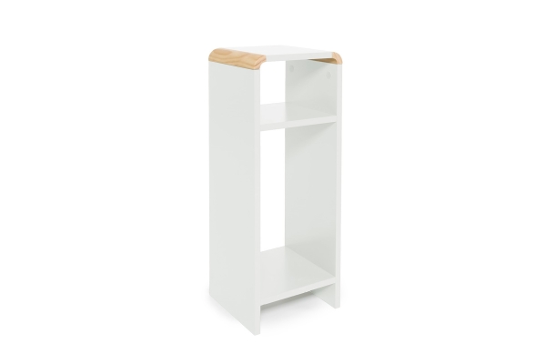 FC Hale Narrow Bedside Table White