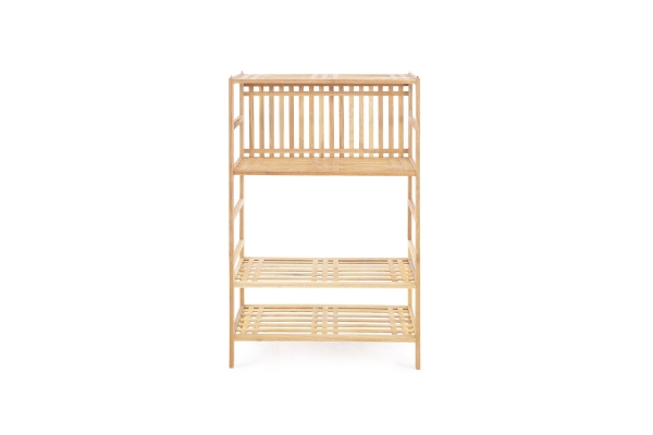 FC Akira Shelves Walnut Shoe Rack Uva Z