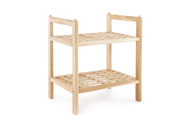 FC Walnut Shoe Rack