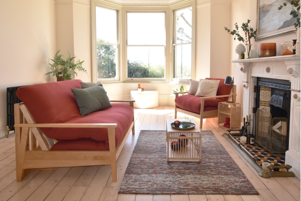 Haiku - Single Seater Birch Sofa Bed - Haiku Group, Interior