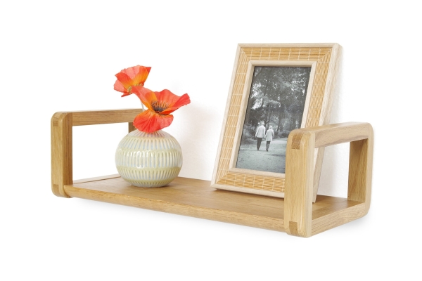 FC Loop Oak Wall Shelf Cm