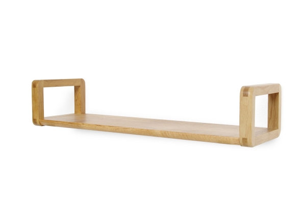 FC Loop Oak Wall Shelf Cm