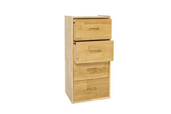 FC Oak Cubby Wide Drawers