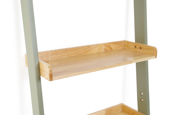 FC Rubberwood And Pine Ladder Shelf
