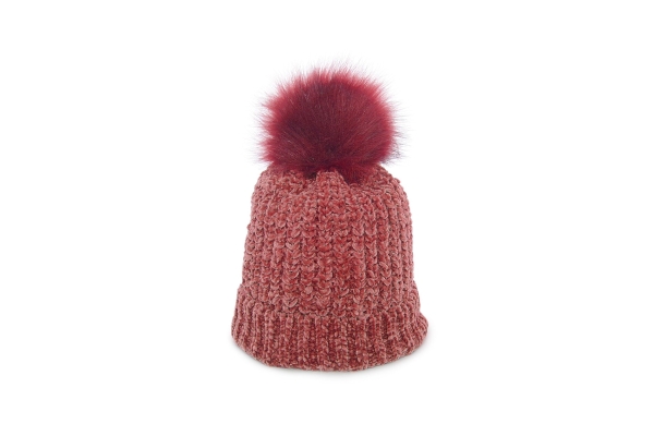 FC Bobble Hat Garnet Red