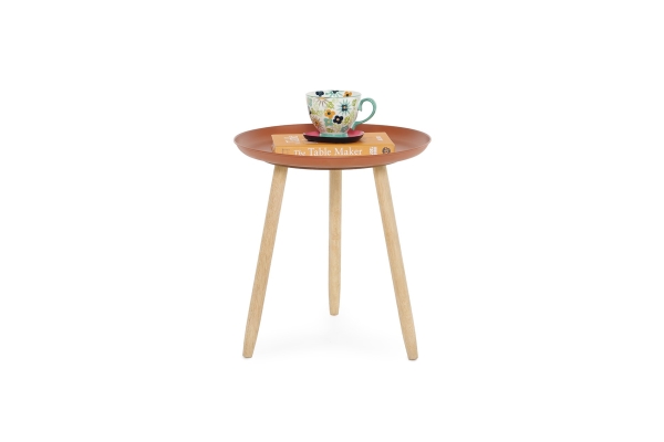 FC Disuku Metal Tables Terracotta
