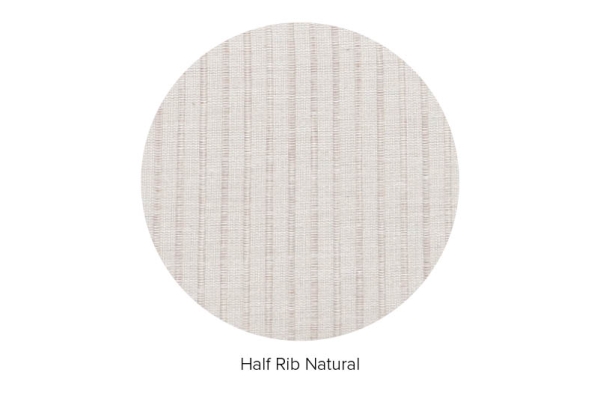 Half Rib Natural Seater