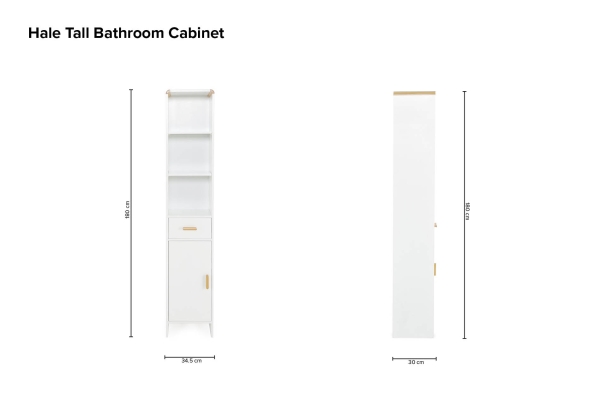 Hale Tall Bathroom Cabinet