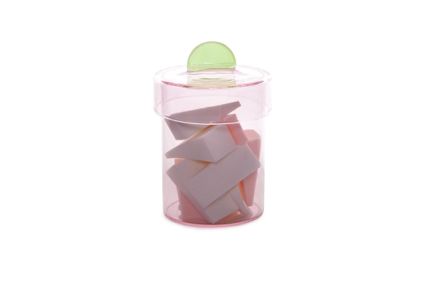 FC Poppett Small Glass Pot Pink