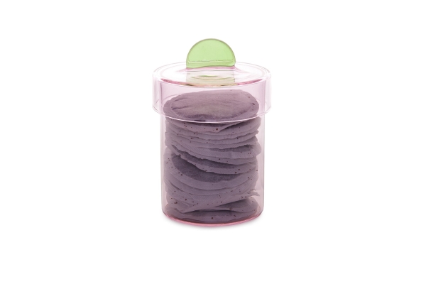 FC Poppett Small Glass Pot Pink