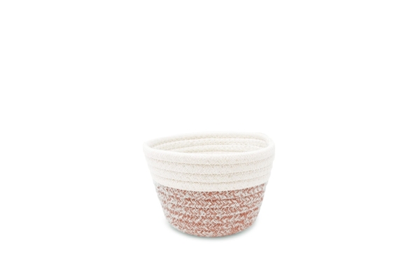 Calais Basket Dusty Pink