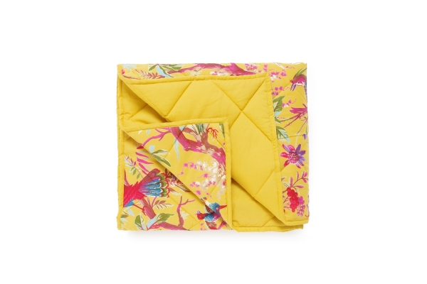 FC Paradise Quilted Bedspread Mimosa Yellow
