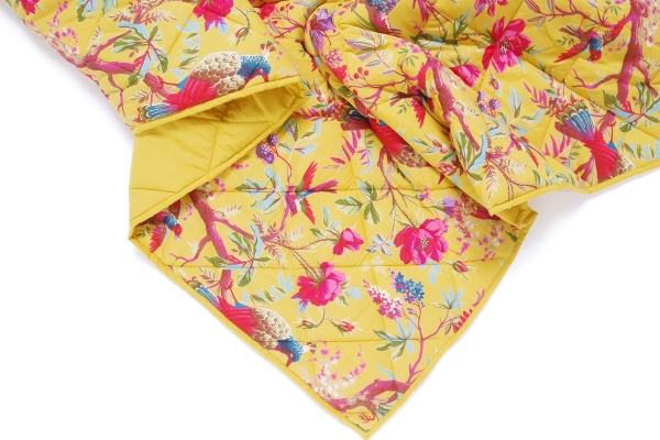 FC Paradise Quilted Bedspread Mimosa Yellow