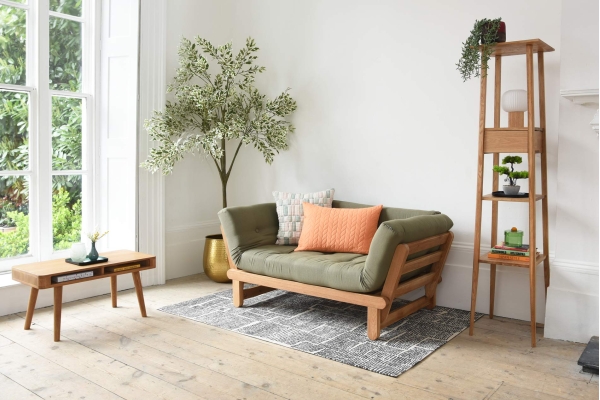 Oak Twingle Sofa Bed - Living room
