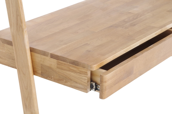 FC Oak Rounded Wide Ladder Desk