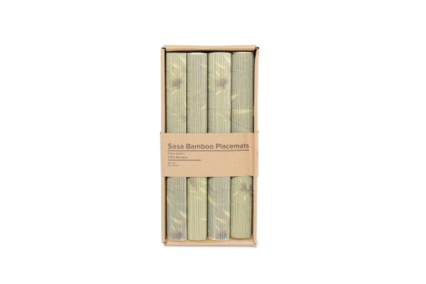 Sasa Bamboo Placemats set of 4 (Olive Green)