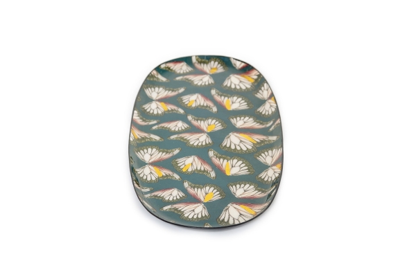 FC Butterfly Enamel Tray Small