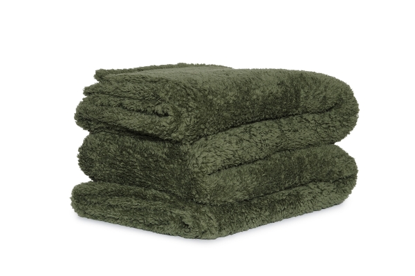 FC Sheepskin Bedspread Olive Green