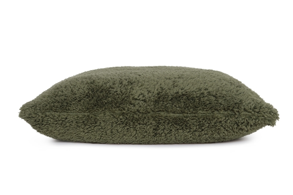 FC Sheepskin Cushion Cover Olive Green