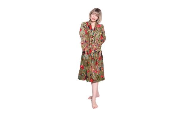 FC Velvet Robes Deep Olive