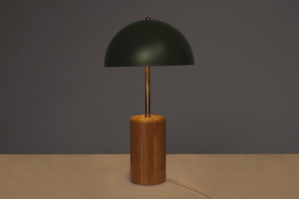FC Bell Table Lamp Olive Green