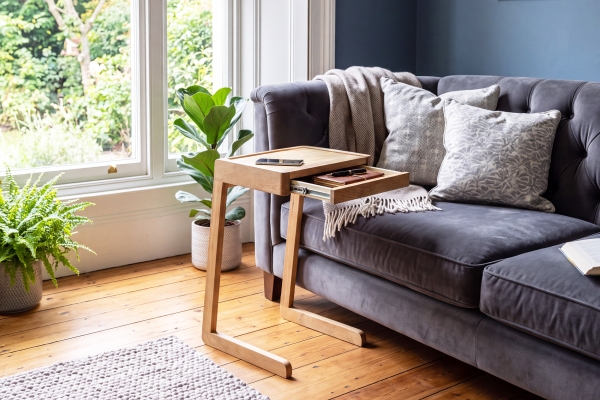 Futon Company Oak Ledge Table With Drawer
