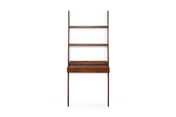 Dark Oak Leaning  Ladder Desk