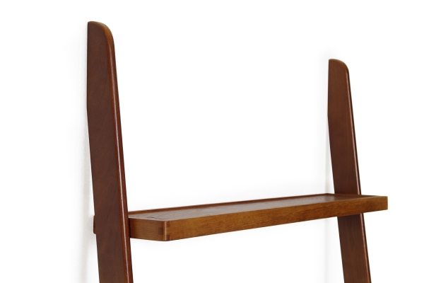 Dark Oak Leaning  Ladder Desk