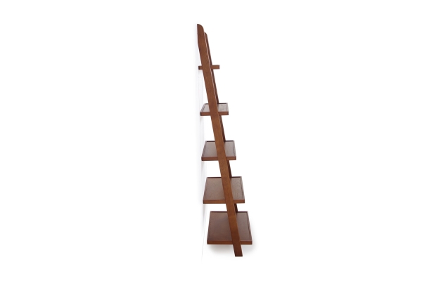 Dark Oak Leaning Ladder Shelves