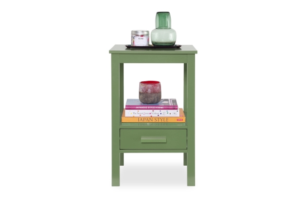 FC Etta Bedside Table Olive Green