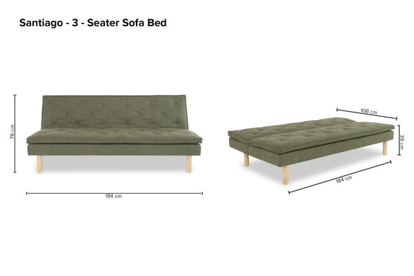 Santiago Seater Sofa Bed
