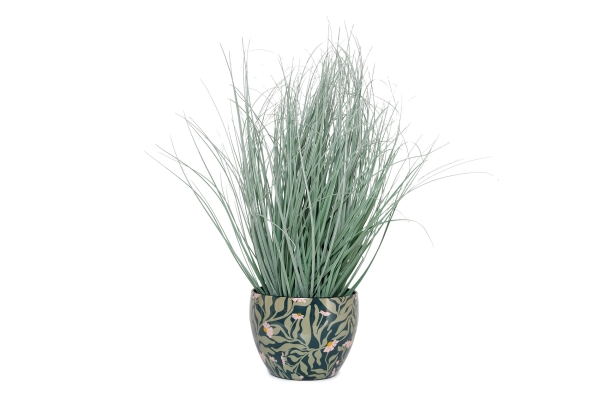 FC Daisies Enamel Plant Pot