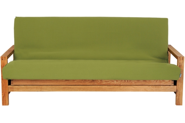 Quad 3 Seater Oak Sofa Bed 1