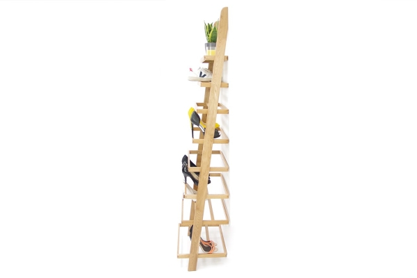 Leaning Ladder Shoe Rack