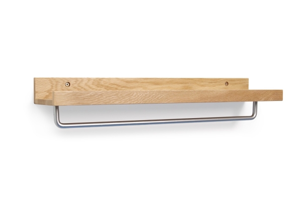 Oak Deep Rail With Hanging Bar Cm
