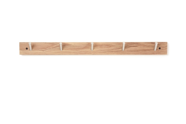 Oak Five Hook Rail