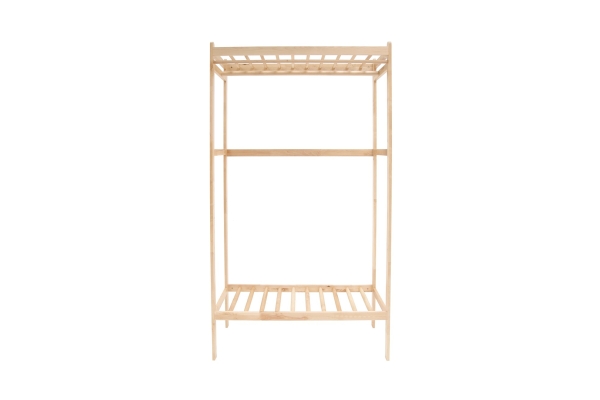 Birch Drape Wardrobe Wide