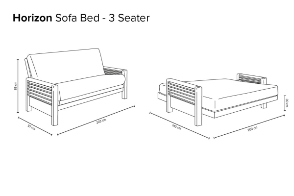 Horizon Three Seater