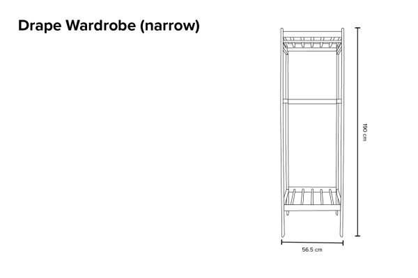 Drape Wardrobe Narrow