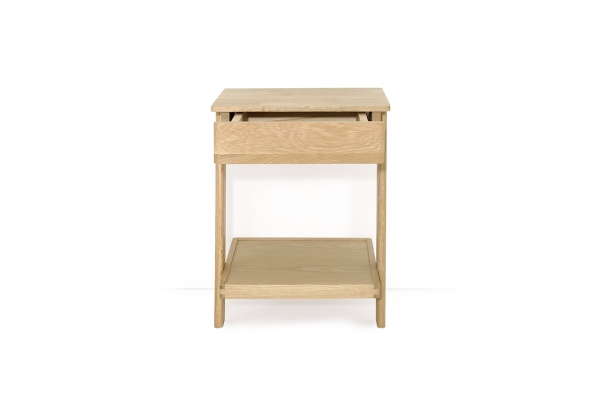 FC Oak Laya Low Bedside Table