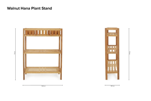 Walnut Hana Plant Stand